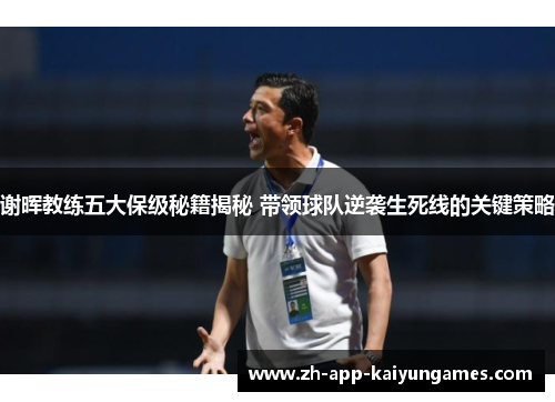 谢晖教练五大保级秘籍揭秘 带领球队逆袭生死线的关键策略