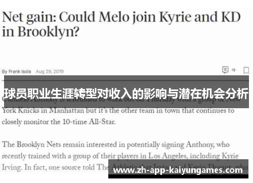 球员职业生涯转型对收入的影响与潜在机会分析